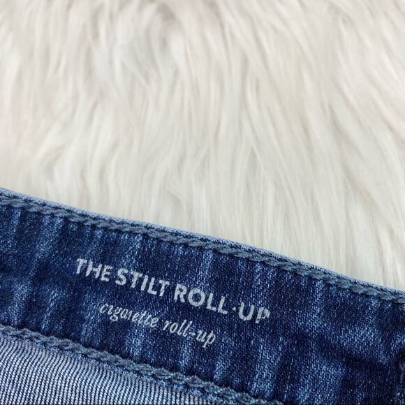 AG The Stilt Roll-Up Cigarette Jeans Blue Size 27 - Picture 6 of 11